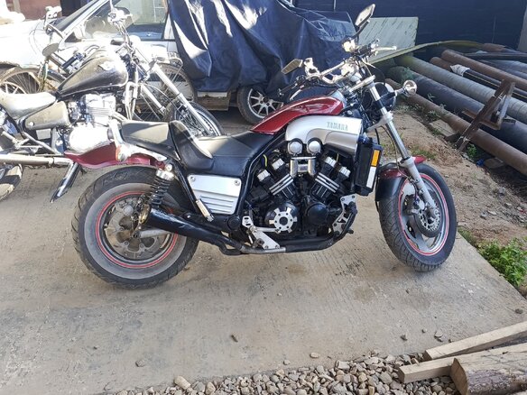 1990 Yamaha V-Max 1200, красный, 300000 рублей - вид 4