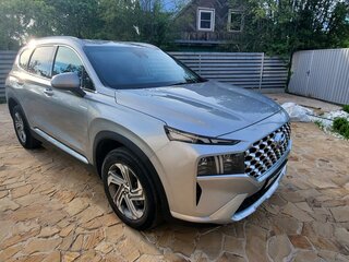 2020 Hyundai Santa Fe IV Рестайлинг, серебристый, 2620000 рублей, вид 1