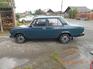 1997 Lada (ВАЗ) 2107, зелёный, 140000 рублей, вид 4