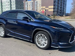 2020 Lexus RX 450h IV Рестайлинг, синий, 7800000 рублей, вид 3