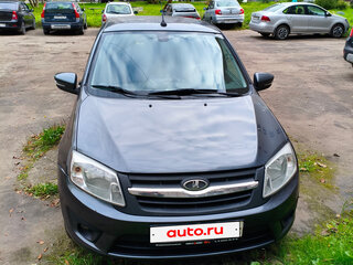 2015 Lada (ВАЗ) Granta I, серый, 680000 рублей, вид 2