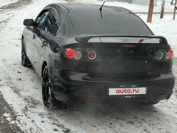 2006 Mazda 3 I (BK) Рестайлинг, чёрный, 520000 рублей - вид 6