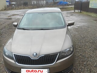 2017 Skoda Rapid I Рестайлинг, бежевый, 1050000 рублей, вид 1