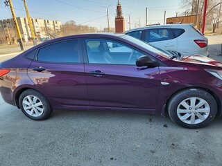 2012 Hyundai Solaris I, фиолетовый, 870000 рублей, вид 2