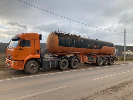 2011 КамАЗ 6460, оранжевый, 1000000 рублей, вид 1