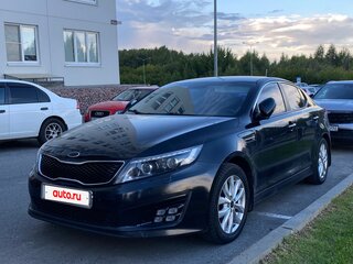 2014 Kia Optima III Рестайлинг, чёрный, 1499000 рублей, вид 1
