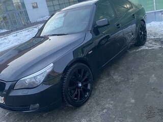 2007 BMW 5 серии 530xi V (E60/E61) Рестайлинг, чёрный, 990000 рублей, вид 2