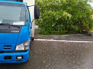 2009 Isuzu Elf (N-series), синий, 1100000 рублей, вид 1