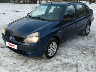 2005 Renault Symbol I Рестайлинг, синий, 240000 рублей, вид 1