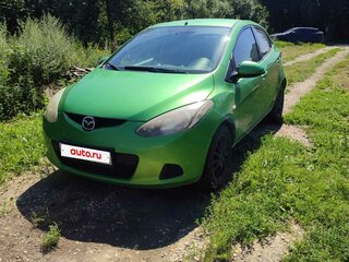 2008 Mazda 2 II (DE), зелёный, 400000 рублей, вид 1