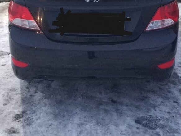 2013 Hyundai Solaris I, чёрный, 790000 рублей - вид 4