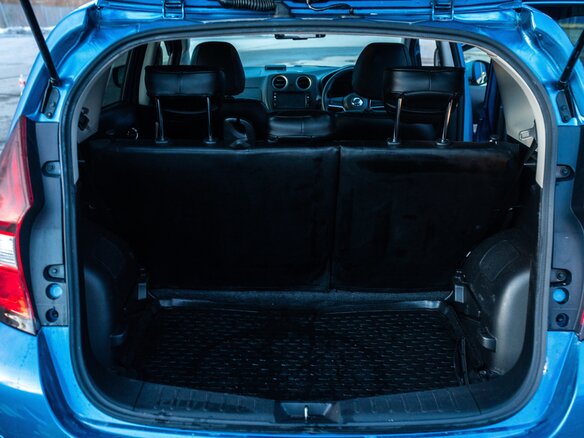 2017 Nissan Note II Рестайлинг, синий, 1130000 рублей - вид 6