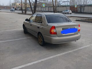 2008 Hyundai Accent ТагАЗ II, бежевый, 410000 рублей, вид 4