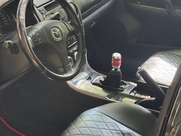 2007 Mazda 6 I (GG) Рестайлинг, чёрный - вид 7