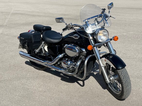 1997 Honda Shadow 750, чёрный, 430000 рублей - вид 1