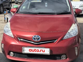2011 Toyota Prius Alpha I (ZVW40/41), красный, 1250000 рублей, вид 4