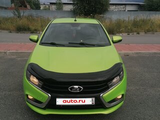 2016 Lada (ВАЗ) Vesta I, жёлтый, 920000 рублей, вид 4