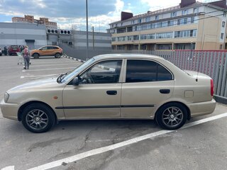 2004 Hyundai Accent ТагАЗ II, бежевый, 300000 рублей, вид 5