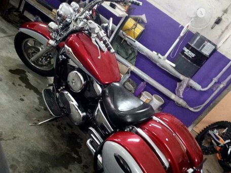 2001 Kawasaki VN1500 Vulcan, красный, 470000 рублей, вид 5