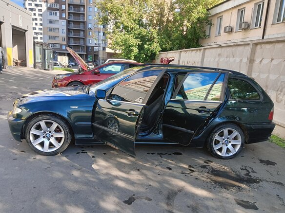2003 BMW 3 серии 320d IV (E46) Рестайлинг, зелёный, 650000 рублей - вид 12