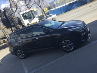 2017 Hyundai Santa Fe Grand III Рестайлинг, чёрный, 2800000 рублей, вид 3
