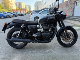 2024 Triumph Bonneville T120, чёрный, 1780000 рублей, вид 4