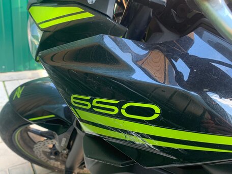2017 Kawasaki Z 650, чёрный, 700000 рублей, вид 2