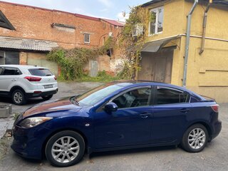 2012 Mazda 3 II (BL) Рестайлинг, синий, 990000 рублей, вид 4