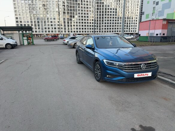 2019 Volkswagen Jetta 8-speed VII, синий, 900000 рублей - вид 4