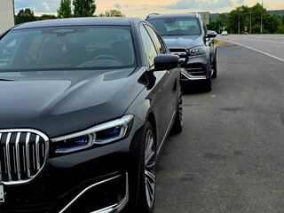2022 BMW 7 серии 730d xDrive VI (G11/G12) Рестайлинг, чёрный, 7600000 рублей, вид 5