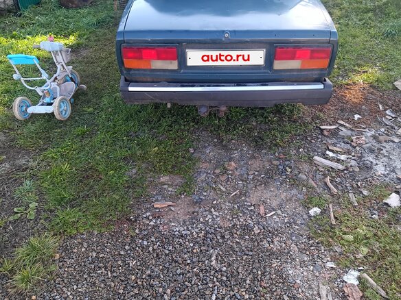 2001 Lada (ВАЗ) 2107, синий, 120000 рублей - вид 1