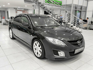 2008 Mazda 6 II (GH), чёрный, 620000 рублей, вид 3