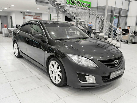 2008 Mazda 6 II (GH), чёрный, 570000 рублей, вид 3