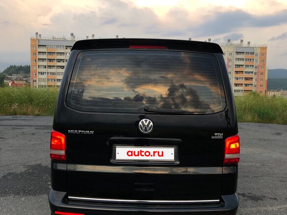 2012 Volkswagen Multivan T5 Рестайлинг, чёрный, 3650000 рублей - вид 7