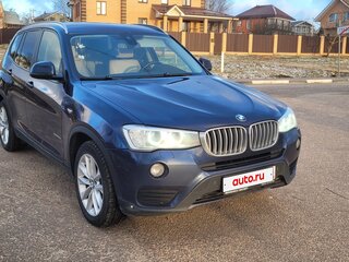 2016 BMW X3 30d xDrive II (F25) Рестайлинг, синий, 2950000 рублей, вид 3
