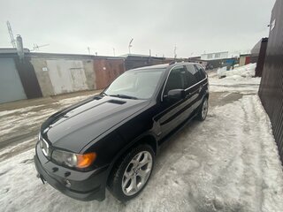 2003 BMW X5 4.4i I (E53), чёрный, 950000 рублей, вид 3