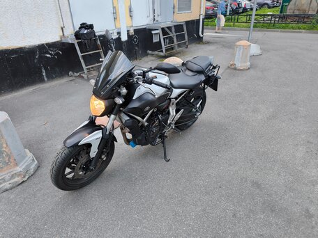 2015 Yamaha MT-07 (FZ-07), белый, 585000 рублей, вид 1