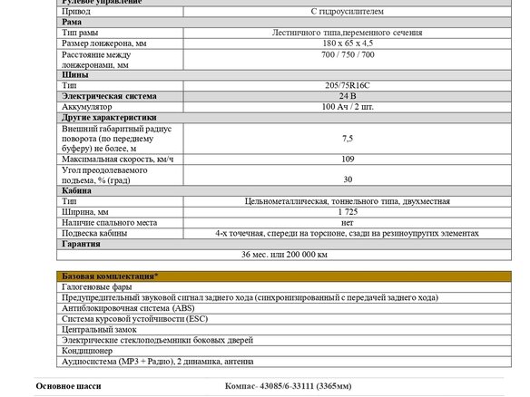 2023 КамАЗ 43085 Компас-5, белый, 3105629 рублей - вид 6