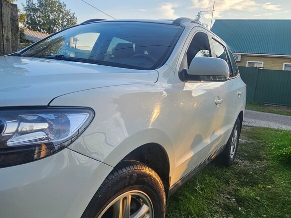 2012 Hyundai Santa Fe II Рестайлинг, белый, 1610000 рублей - вид 1