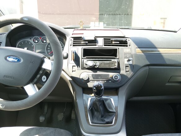 2007 Ford C-MAX I Рестайлинг, синий, 730000 рублей - вид 6