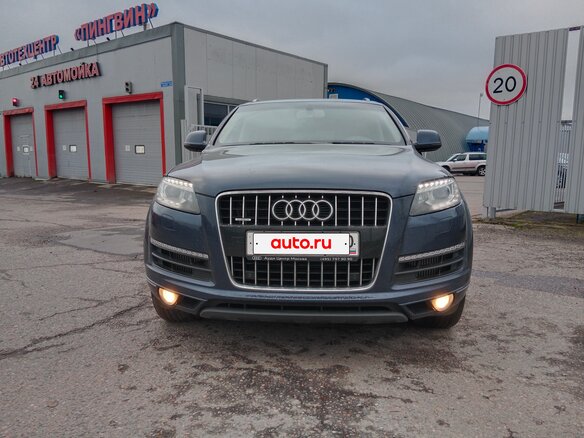 2014 Audi Q7 I (4L) Рестайлинг, синий, 3350000 рублей - вид 1