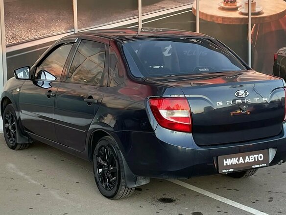 2012 Lada (ВАЗ) Granta I, синий, 300000 рублей - вид 4