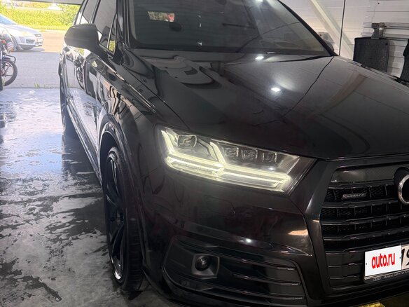 2019 Audi Q7 II (4M), чёрный, 7100000 рублей - вид 2