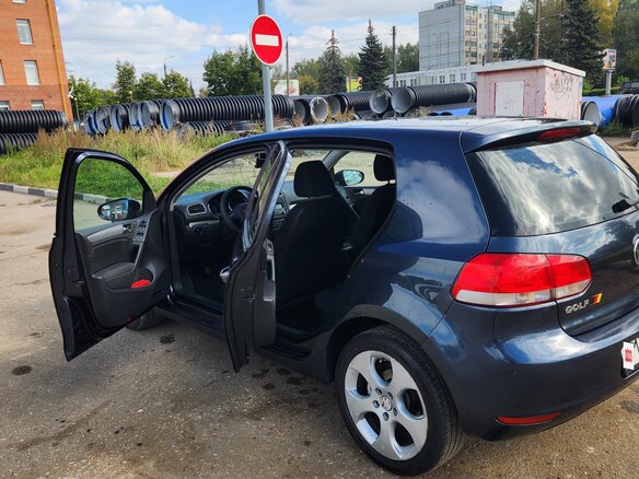 2010 Volkswagen Golf VI, синий - вид 7