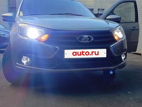 2021 Lada (ВАЗ) Granta I Рестайлинг, серый, 500000 рублей, вид 2