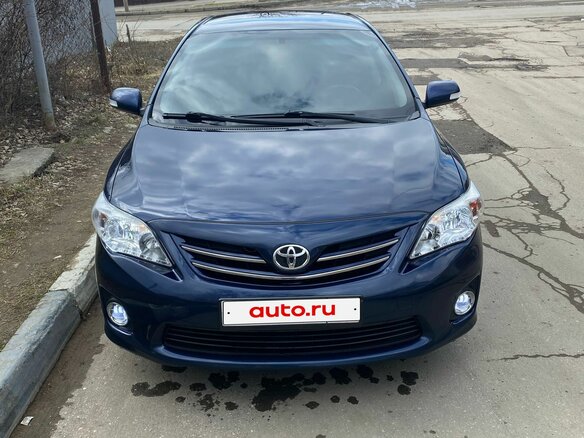 2012 Toyota Corolla X (E140, E150) Рестайлинг, синий, 1350000 рублей