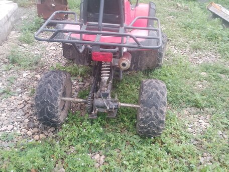 2024 Yamaha Grizzly 125, красный, 30000 рублей, вид 3