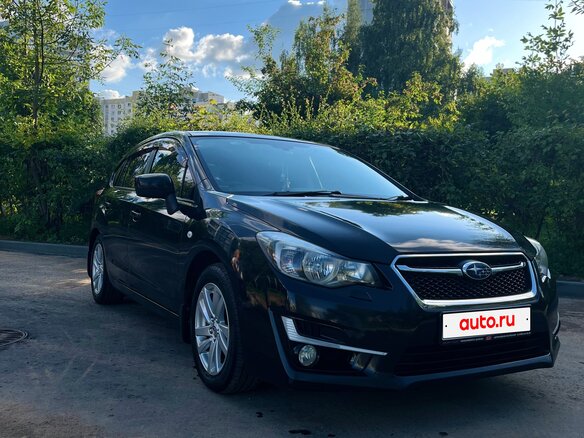 2015 Subaru Impreza IV Рестайлинг, чёрный, 1150000 рублей