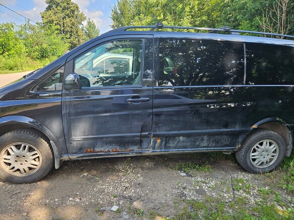 2012 Mercedes-Benz Viano L2 I (W639) Рестайлинг, чёрный - вид 2