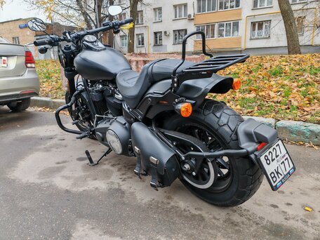 2017 Harley-Davidson Fat Bob, чёрный, 1800000 рублей, вид 1